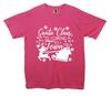 Santa Claus Is Coming To Town Christmas Printed T-Shirt