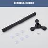 One-Handed Tear Paper Towel Roll Holder with Suction Cup Vertical Tissue Stand Removable Roll Paper Holder Modern for Countertop