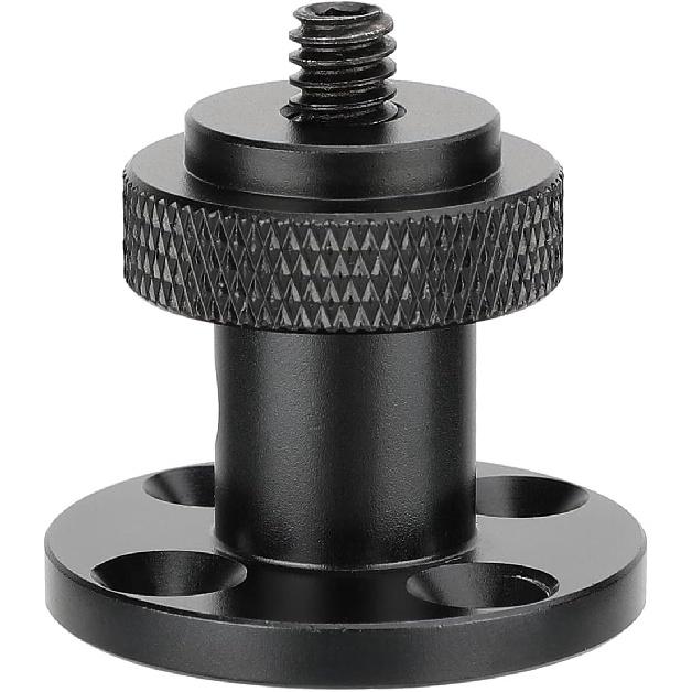 CAMVATE 1/4"-20 Male Thread Screw Support with Wall/Table Mount Round-Shape - 3084