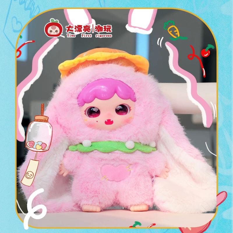 New Genuine Baby Three Little Sweet Tooth Animal Dessert Figure 400% Large Series Blind Box Cute Female Trendy Toy Gift Ornament