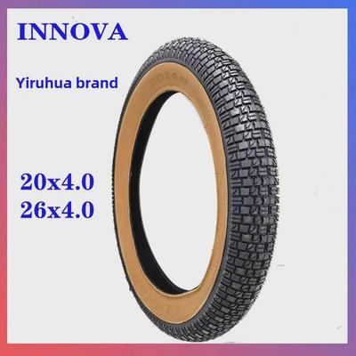 INNOVA Red Edge Fat Tires: Bicycle 20x4.0 & Beach Cruiser 26x4.0