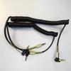 1PC 1.5M 3.5mmBend Male TO Straight Type-c Female Jack AUX Audio Cable For Phone Car Speaker MP4 Headphone Spring Audio Cables