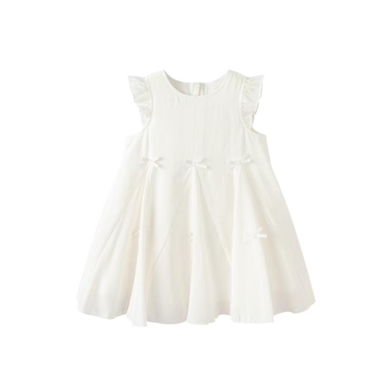 Balabala Girls' Summer Bow-Knot Princess Dress
