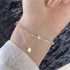 New light luxury butterfly broken silver bracelet Xiaohongshu same female niche versatile high-end fashion hand jewelry