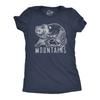 Womens Retro Smoky Mountains T Shirt Funny Camping Vintage Graphic Design Tee