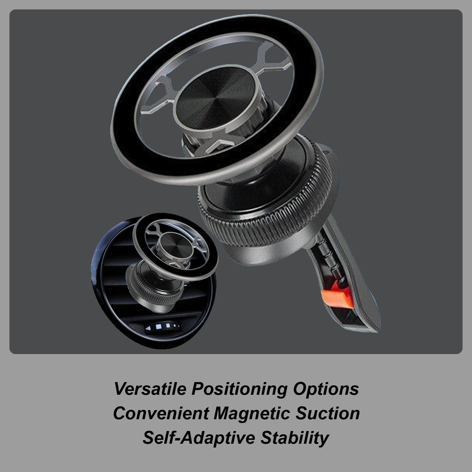 Magnetic Vacuum Car Phone Holder Zinc Alloy Car Dash Phone Mount Multifunctional Car Phone Vent Automobile Cradles China Mainland