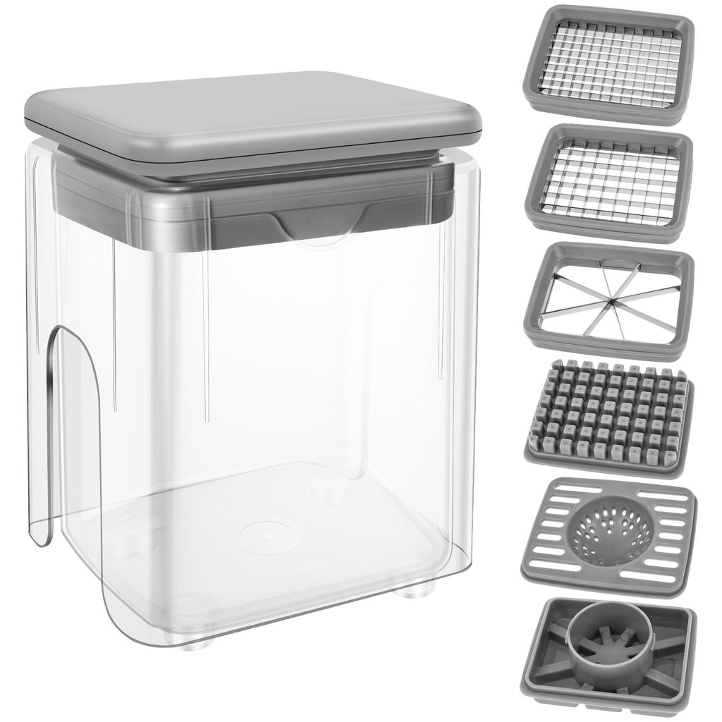 Potato Chipper Cutter French Fry Cutter Fruit Vegetable Dicer Chopper Food Chopper French Fries Cutters for Kitchen Accessories