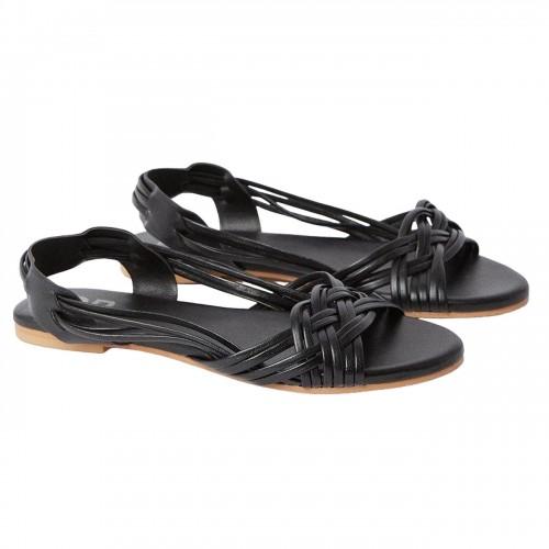 Dorothy Perkins Womens/Ladies Jocelyn Plaited Leather Wide Flat Sandals