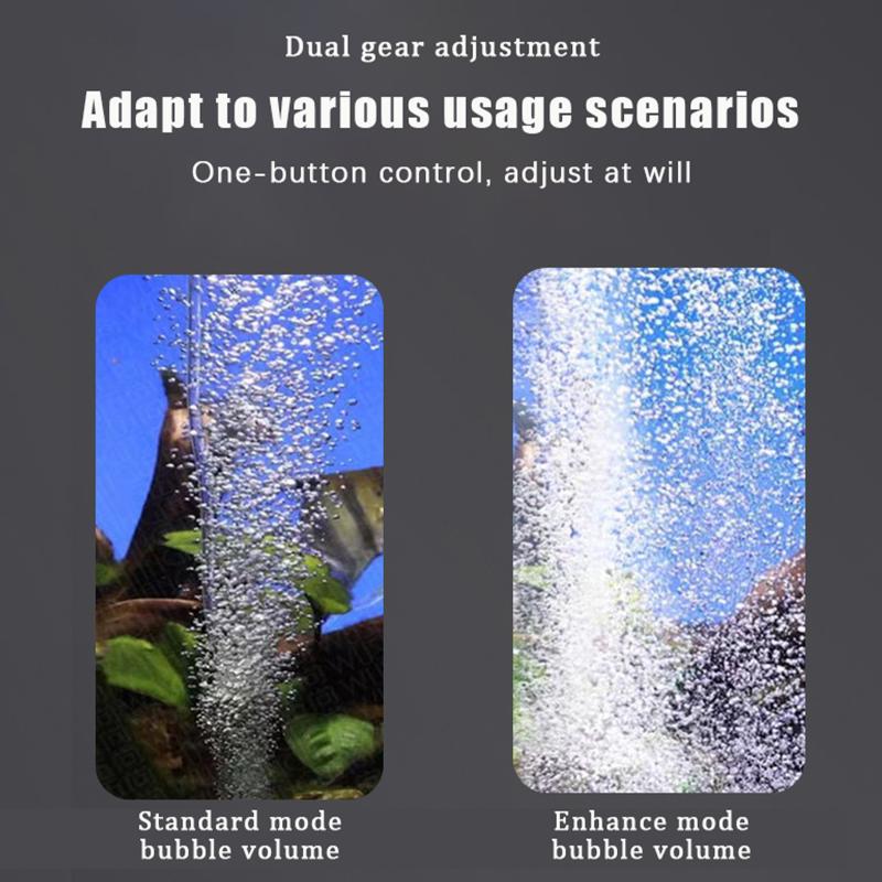 Tragbare Mini-Sauerstoffpumpe Outdoor Tragbar USB Wiederaufladbar Belüfter Sauerstoff-Luftpumpe Für Angeln Aquarium