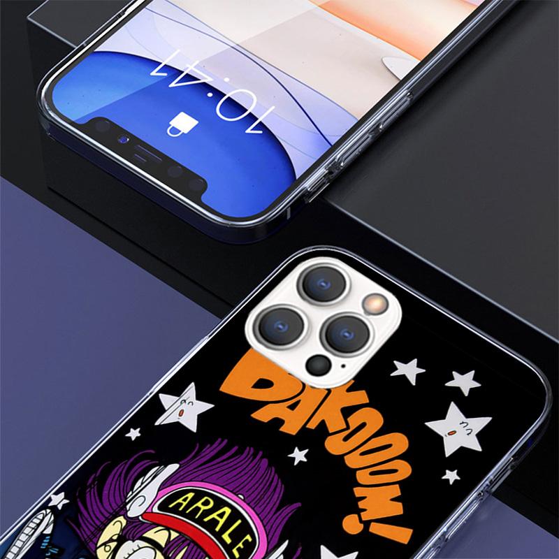 Dr Slump Arale Anime Cover Phone Case For iPhone 16 17 Air 15 14 Pro Max 16E Phone Case 13 Mini 12 11 7 SE 8 Print Pattern Fit C
