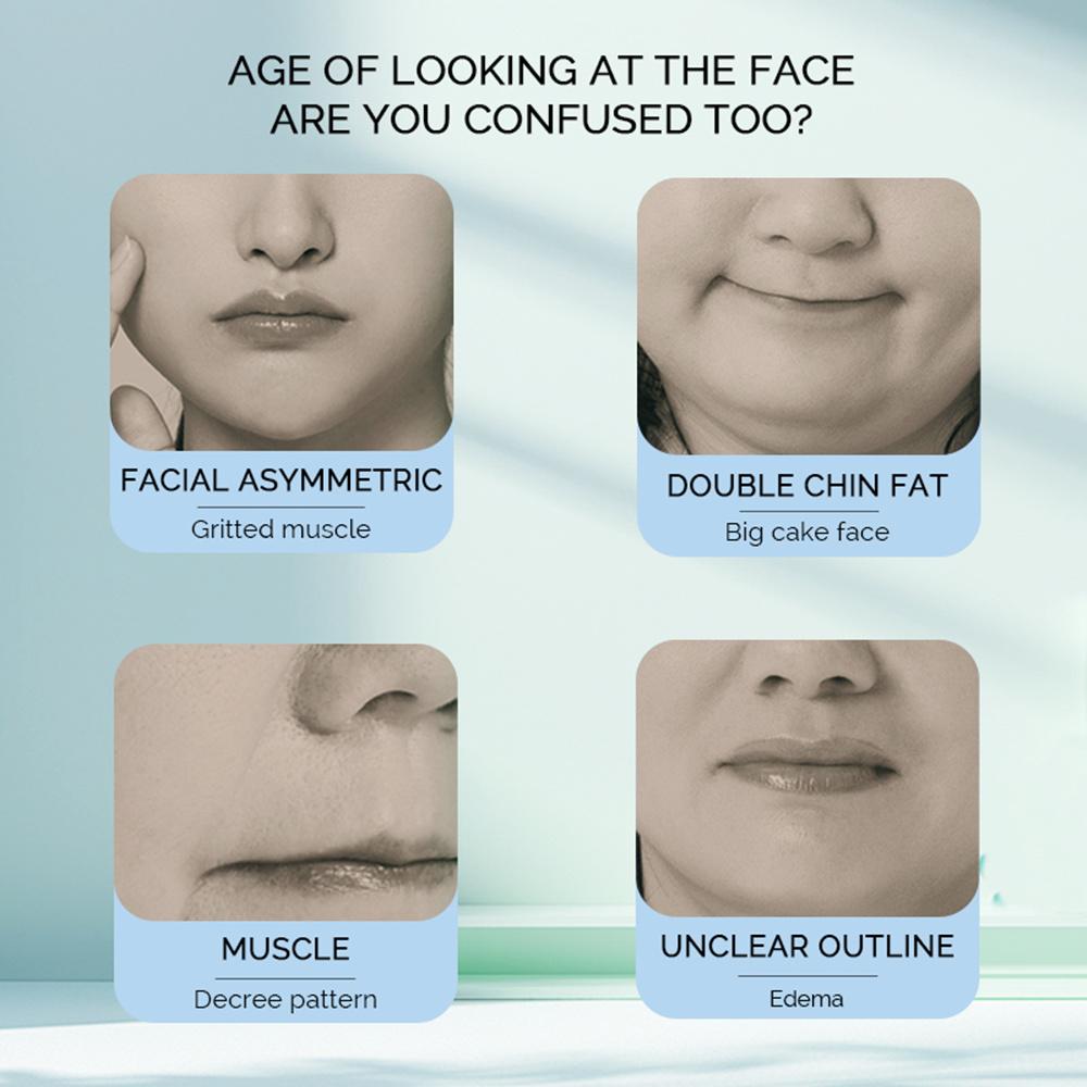 Electric Face Slimming Bandage V Line Face Shaper Chin Cheek Lift Up Belt Cheek Slimmer Facial Massage Strap Edema Removal Mask