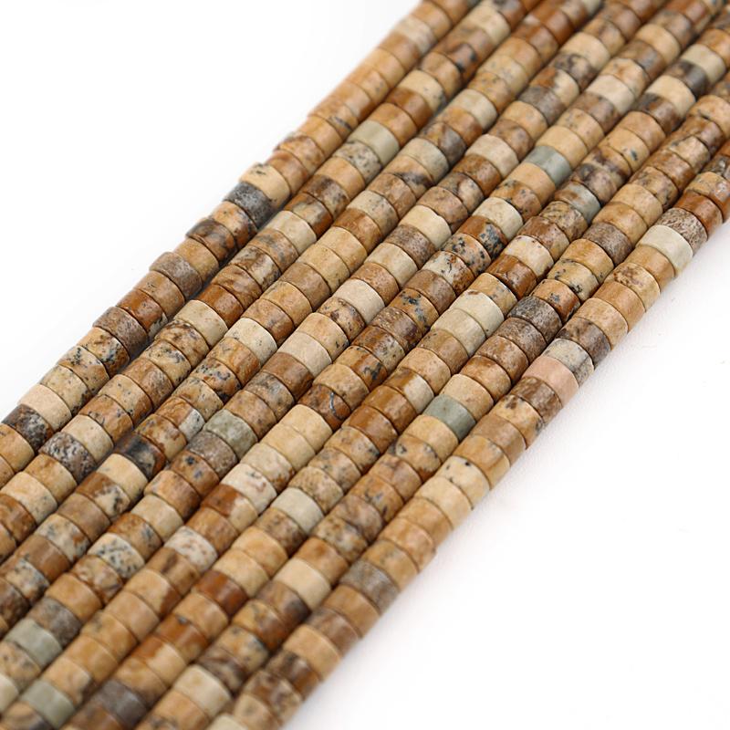 38cm Natural Tiger Eye Spacer Beads 1 String Flat Round Charm Volcanic Stone Bead Diy Bracelets Necklace Jewelry Finding