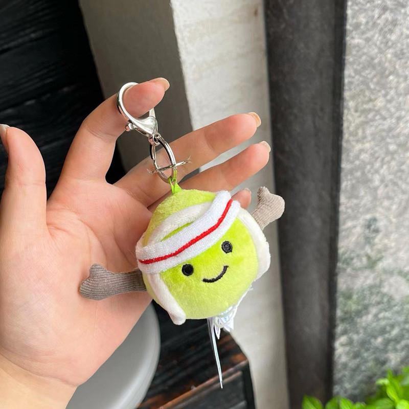 

Jelly Cat Baseball Tennis Plush Toys Backpacks Keychains Pendants Gift Ornaments Tennis