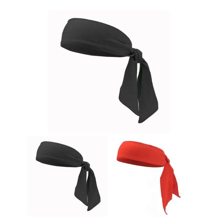 Elastic Sports Ribbon Pirate Sweatband for Tennis Unisex Men Women Teens Headband Gym Fitness Yoga Hair Bands Athletic Headwear