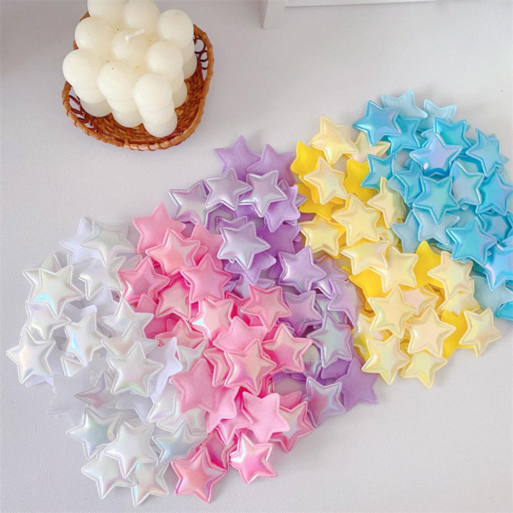 10pcs Card Cover Decorative Accessories Materials Five-Pointed Star Accessory DIY Gift Decoration Packaging Girl Heart Cute