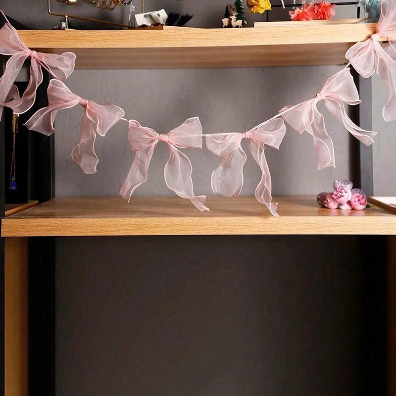 

Розовый баннер с бантом, подвесной кулон, гирлянды для девочек, украшение для принцесс на день рождения, вечеринка по случаю рождения ребенка, свадебная вечеринка, фотофон 1set