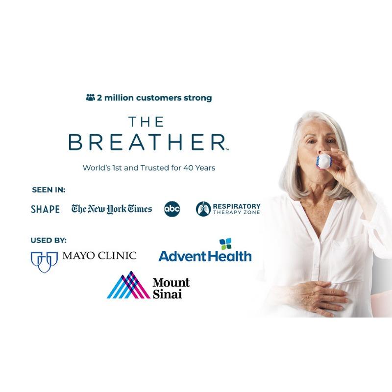 1PC Respiratory Trainer Adjustable Lung Exerciser Vital Capacity Resistance Training