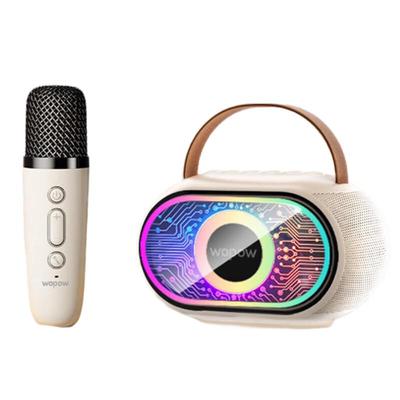 WOPOW AP08 Portable Bluetooth KTV Speaker with Microphone CN Plug (adapter Included)