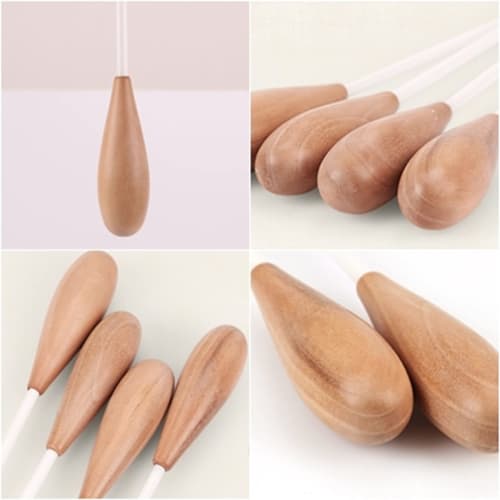 Leiasnow Conductor's Baton Case, Baton Holder, Stick Case, Storage Case (Pear Wood, Case Included)