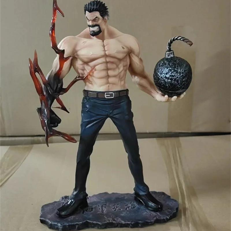 26cm Ein-Zimmer-Anime Monkey D Garp Stehende Haltung Skulptur Szene Figur PVC Modell Statue Schmucksammlung Geburtstagsspielzeug