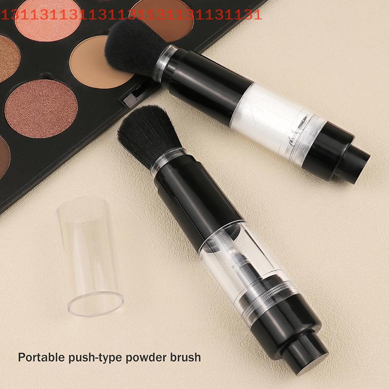 Refillable Powder Brush Cosmetic Powder Brushes Multi-functional Push-on Spray Powder Brush Foundation Blush Brush Makeup Tools