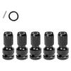 5Pcs Socket Drill Chucks Adapter 1/2Inch Square To 1/4Inch Hex Socket Adapter Ratchets Wrench Adapter Drill Chucks