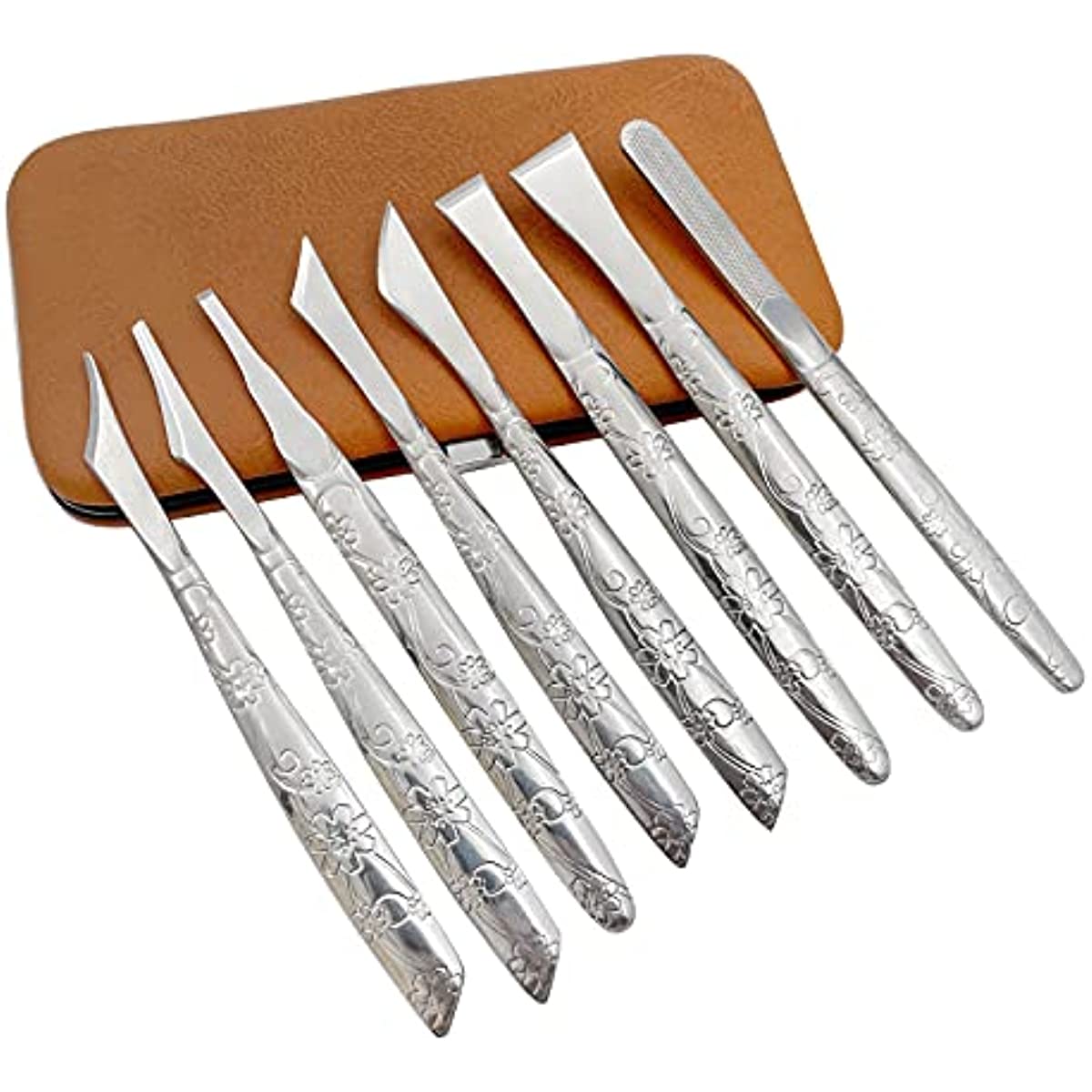 

Нож для рукоделия из кожи, 1 набор из 8 шт. Инструмент для резки кожи Кожаный нож для рукоделия с острой ручкой Нож для рукоделия из кожи Ручная работа Инструмент «сделай сам» 8pcs