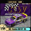 Kaido House 1:64 R8 M3 Kaido KW V1 95 Alloy Full-Opening Aolly Car Model Metal Static Display Festive Gift Collection