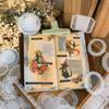 30PCS White Lace Stationery Stickers Decorative Phone Case Cute DIY Stickers for Diary Girls Art Craft Scrapbooking Card
