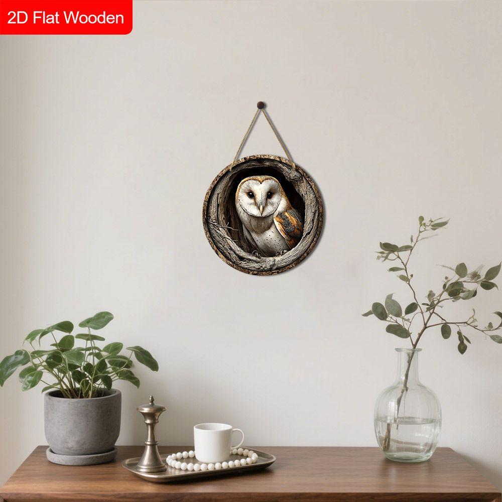 2D flate hengende dekorative skilt i tre, familievegg- eller dørdekorasjon, hagedekorasjon, innflyttingsgaver til venner