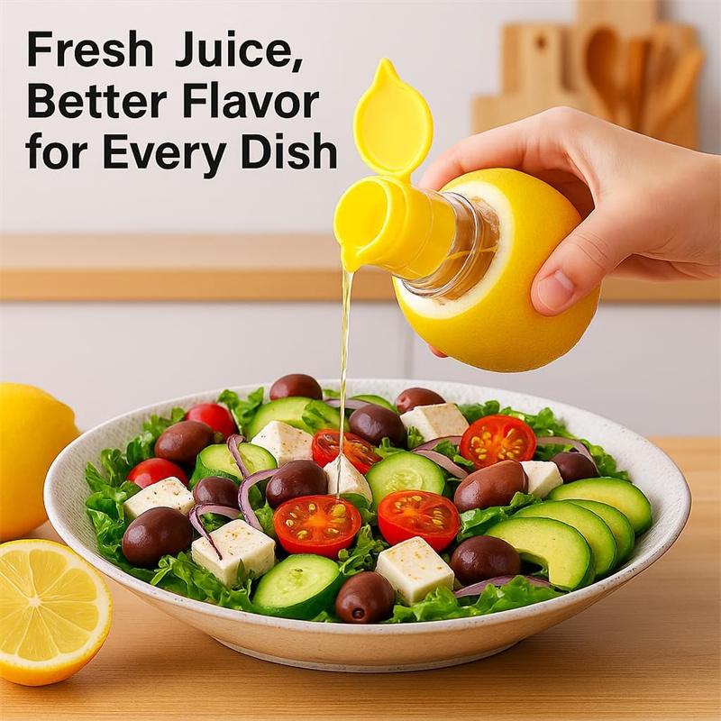 Lemon Lime Squeezer Screw Top Lemon Squeezer Manual Lemon Juicer with Built-In Filter For Lime Squeezer for Cocktails Drinks