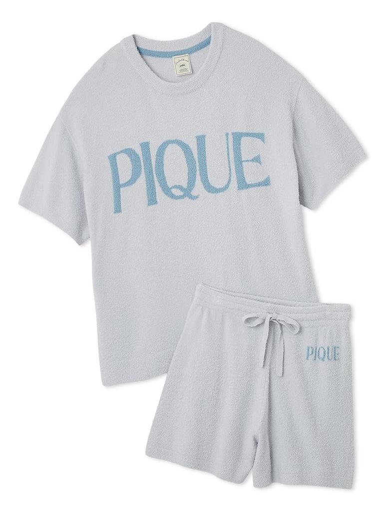 Gelato Pique Smoothy Logo JQD Pullover Shorts Set Blue & (PWNT252023) Women's