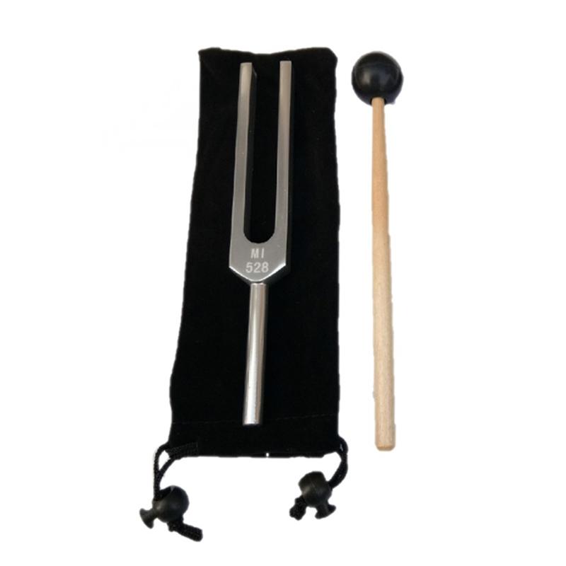 Multiple Frequencies Silver Tuning Fork Aluminum Sound Healing Therapy Resonance Tuning Forks for Healing Musical Instrument Percussion