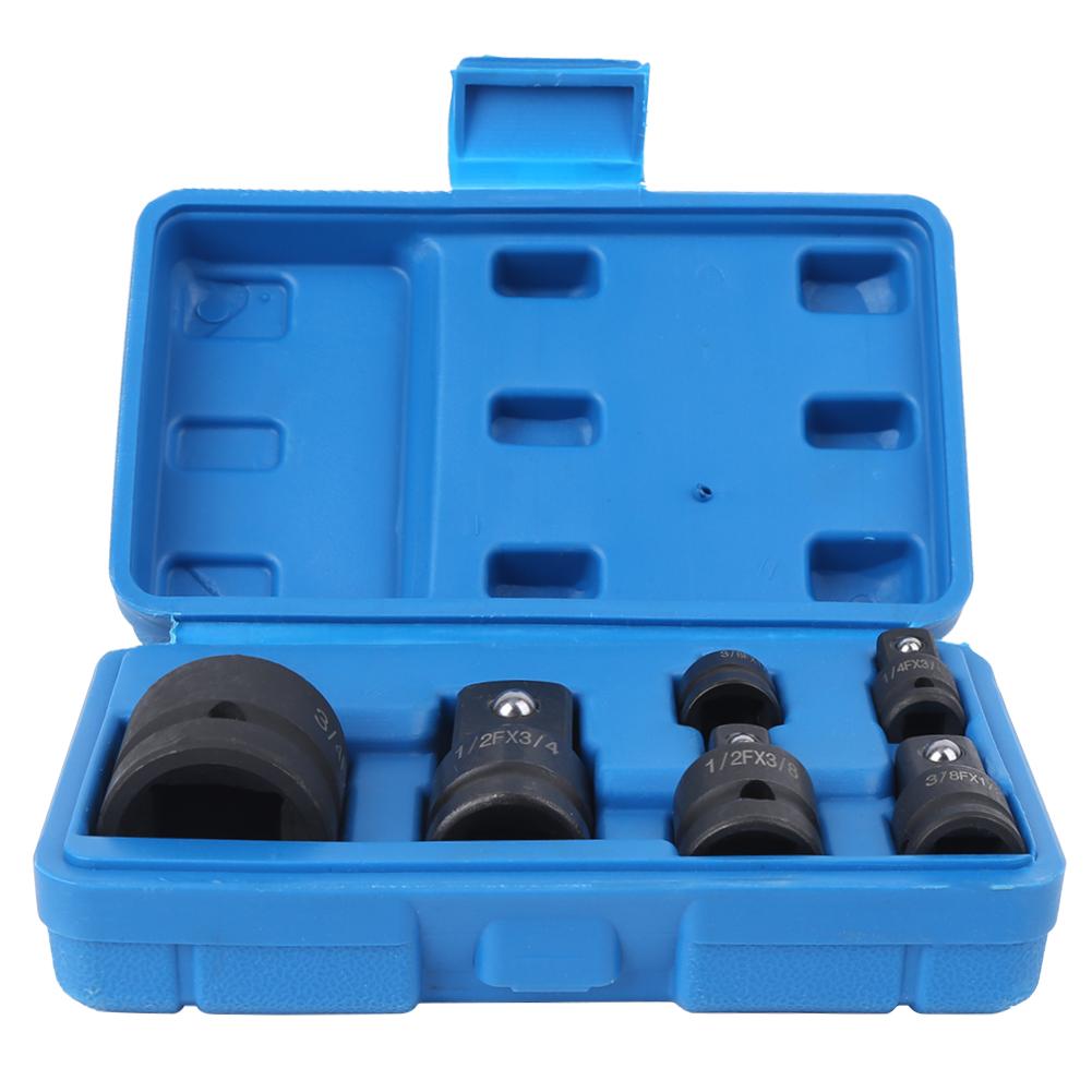 

6шт. Набор адаптеров для ударных головок-конвертеров 12 дюймов, 14 дюймов, 38 дюймов, 34 дюйма