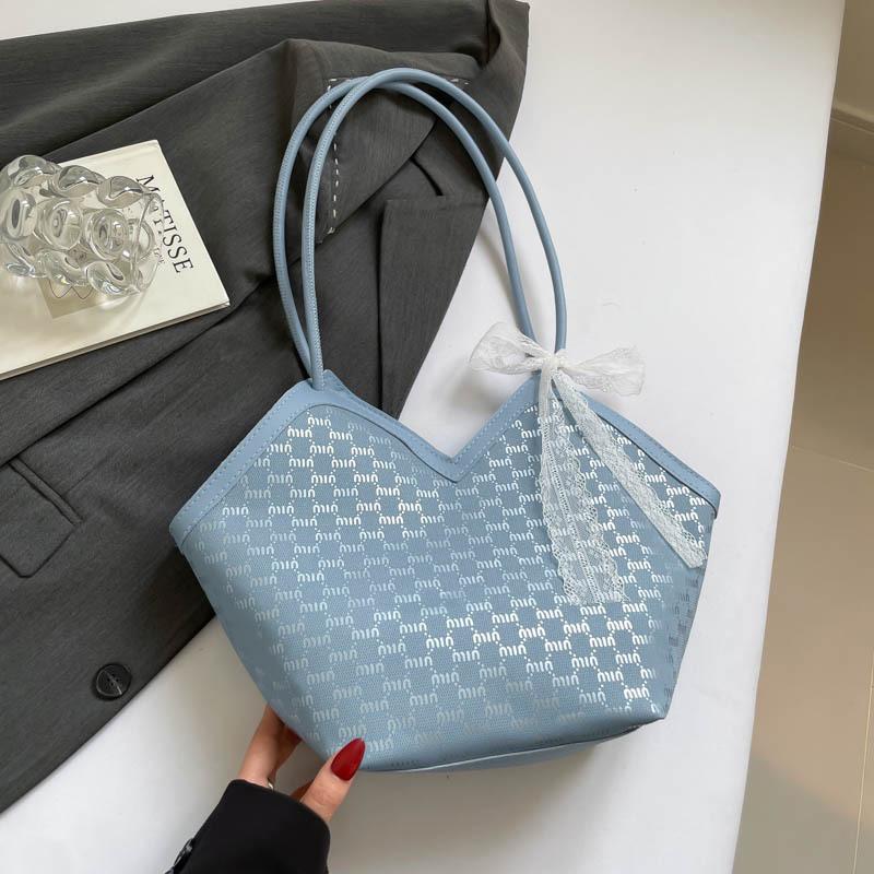 Casual Bag Women's 2025 Autumn New Texture Foreign Style Large Capacity Tote Bag Korean Version Fashionable Simple Shoulder Bag