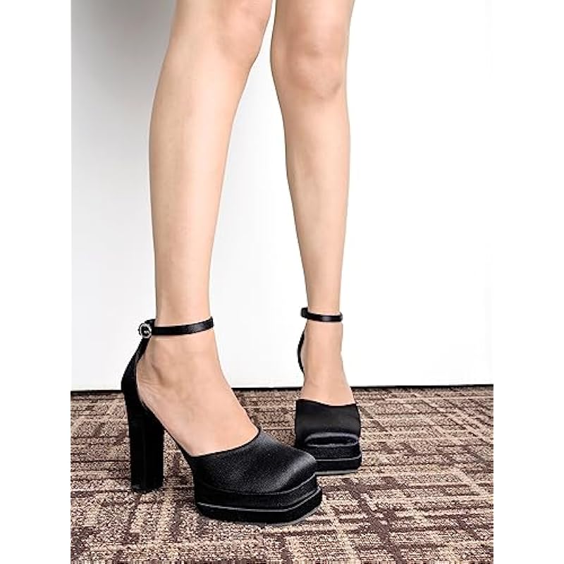 Shoetopia Girls Gift Black Heeled Sandal - 2 Uk (Girls-Gift-Black)-Eu35 2 UK чёрный