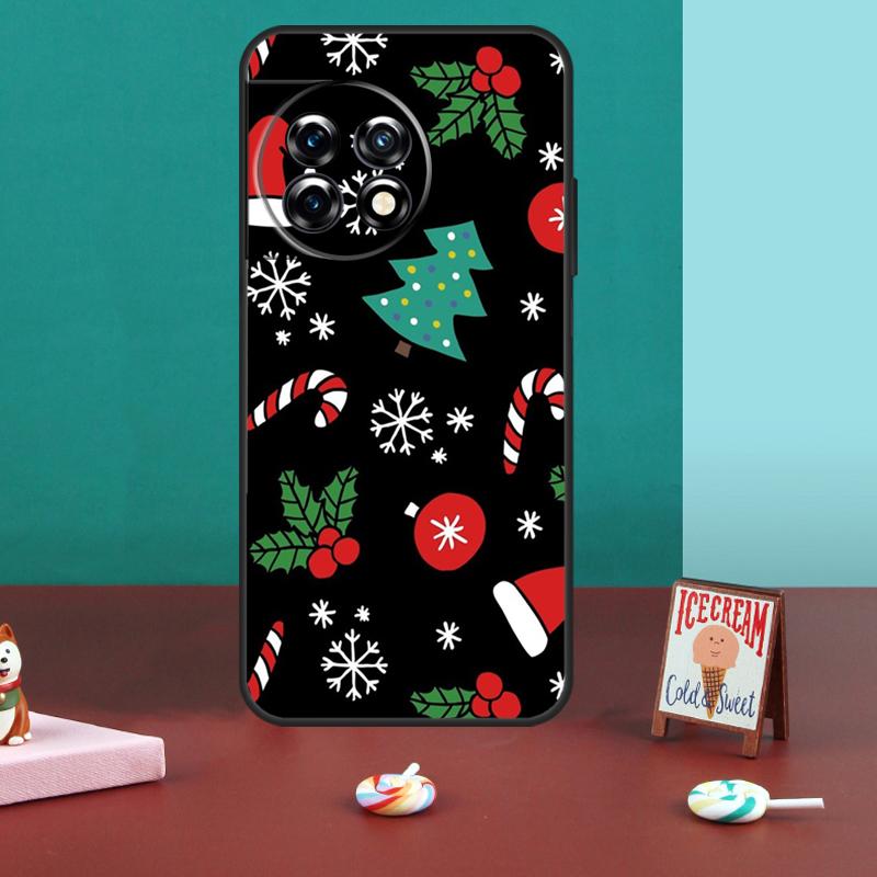 

Christmas Snowflakes Case For OnePlus 10T 11 8 9 10 Pro 8T 9RT 10R OnePlus Nord CE 2 3 Lite 2T N10 N20 N30 Cover OnePlus Nord 2T