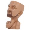 Face Planter Pot with Drainage Hole Man Face Flower Pot Head Planter Muscular Man Flower Pot for Living Room Hallway
