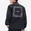 Fila Fusion Street Sport Casual Loose Woven Shirt Jacket Men Jackets Deep-Black T11M221702FBK