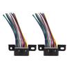 2PCS Diagnostic OBD2 16 PIN Female Connector Harness Car 16 PIN Female Plug Universally Fit for