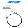 Hood Latch Release Cable for Honda Accord 2008-2013 No.74130TB0H01 Engine Hood Release Cable 1 Pcs