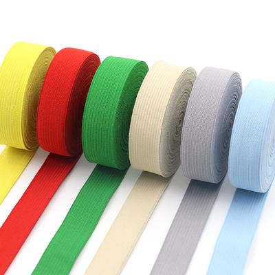 Farbe Breit Und Flach Elastisches Gummiband Schwarz Und Weiß Gummiband Kinderkleidung Babykleidung Hosen Taille Dünnes Elastisches Seil Gurtband
