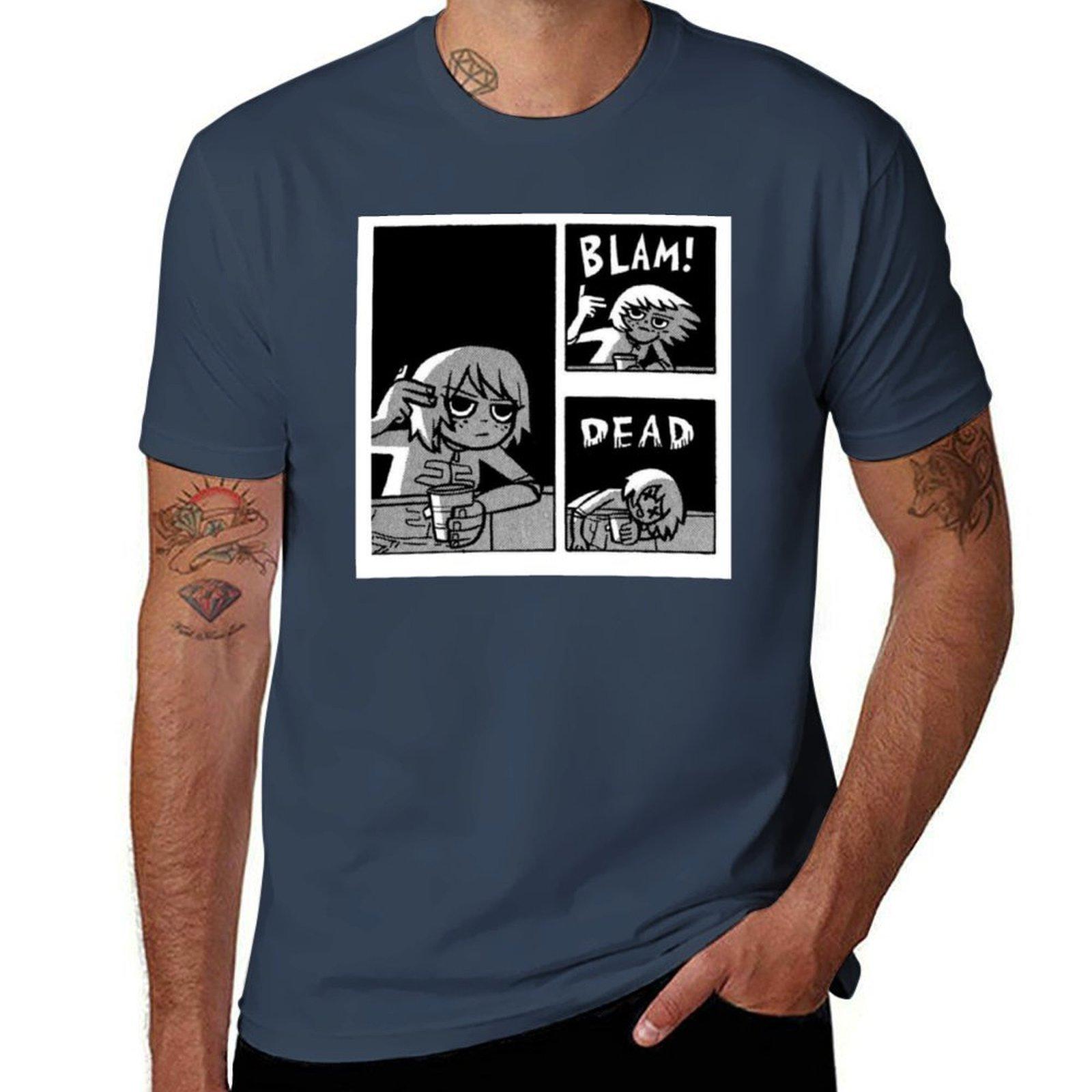 Kim Pine BLAM DEAD TShirt Casual All Match Short Sleeve TShirt S