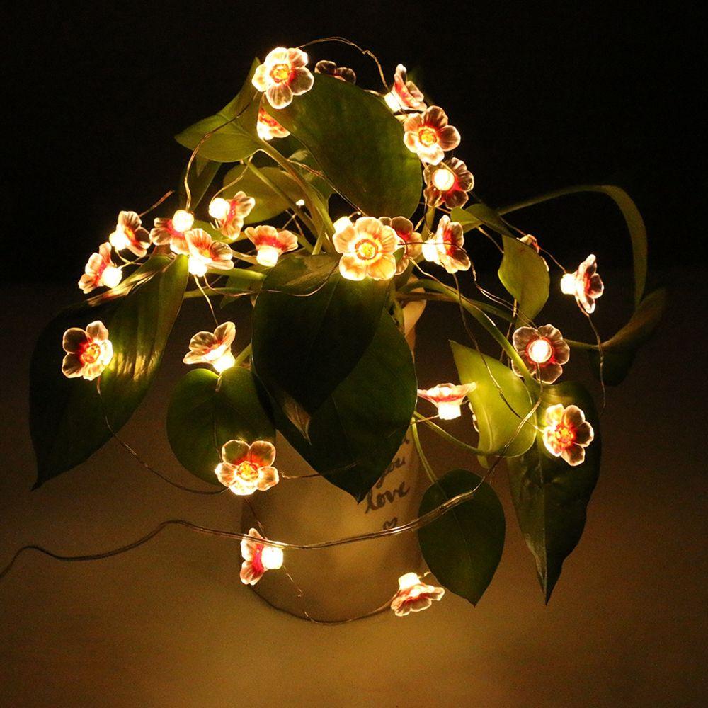 Deco Decorative Lights Light Fixture LED String Cherry Lighting Strings Flower String Lights