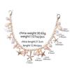 DIY Decoration Starfish Conch Pearl Bag Pendant Metal Chain Key Chain Bag Charms Accessory Lanyard Bohemian Style Bag Chain