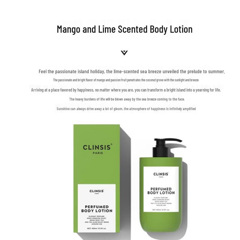 CLINSIS Thai Mango Lime Scented Body Lotion 400ml