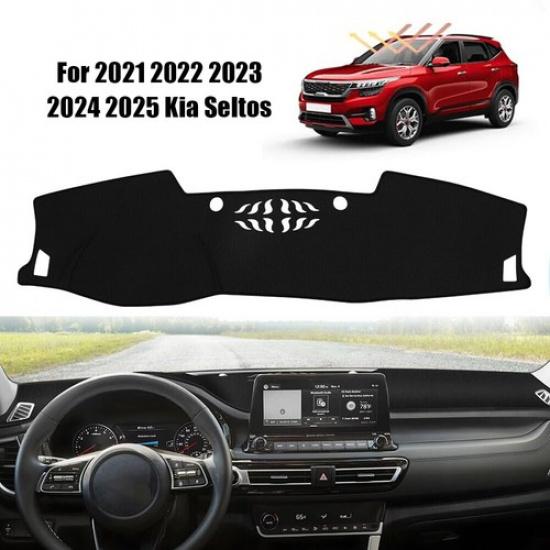 Накладка на панель приборов Dashmat Коврик на панель Противоскользящий Для Kia Seltos 2021-2024 2025