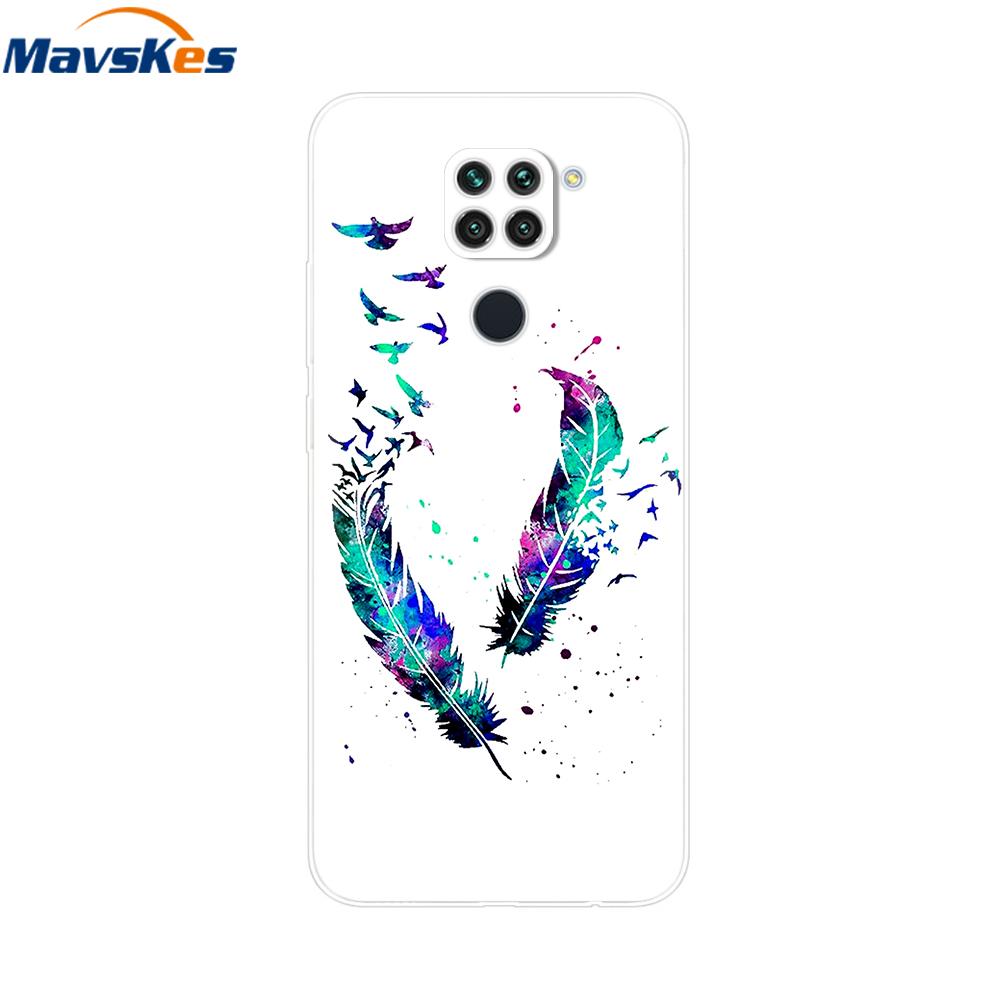 Phone Case For Xiaomi Redmi Note 9 Case 6.53'' Soft Silicone TPU Back Cover for Xiaomi Redmi Note 9 Note9 Case Coque Fundas Para