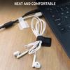 Self Adhesive Reusable Hook and Loop Cable Ties Adjustable Cord Organizer Straps for Desk Home & Office Cable Management