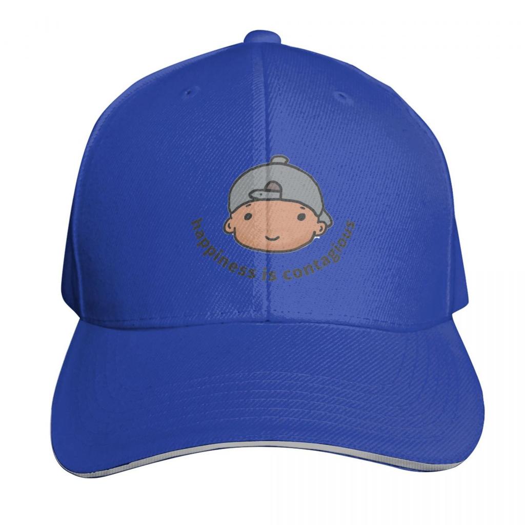 Happiness Is Contagious Baseball Cap Luxury Unisex Hat Dropshipping Hat Baseball Cap sun hat Unisexs Womens